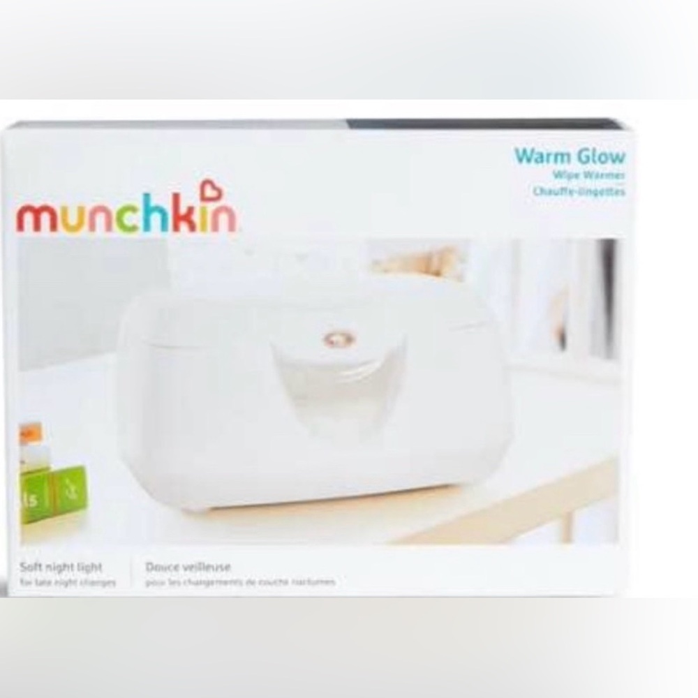 Munchkin Warm Glow Wipe Warmer in White